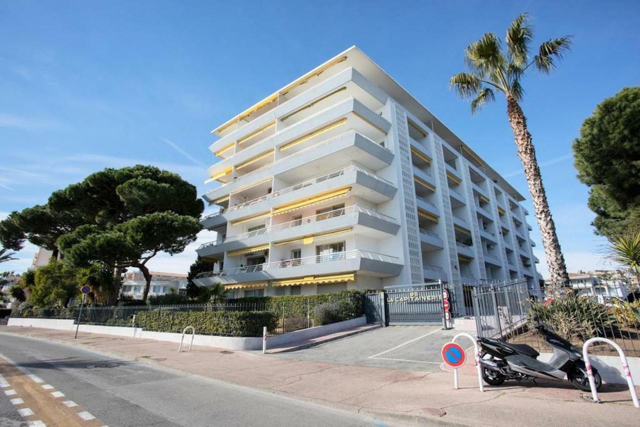 Grand Studio Neuf Face Port Et Plage, Parking Prive Golfe-Juan Bagian luar foto