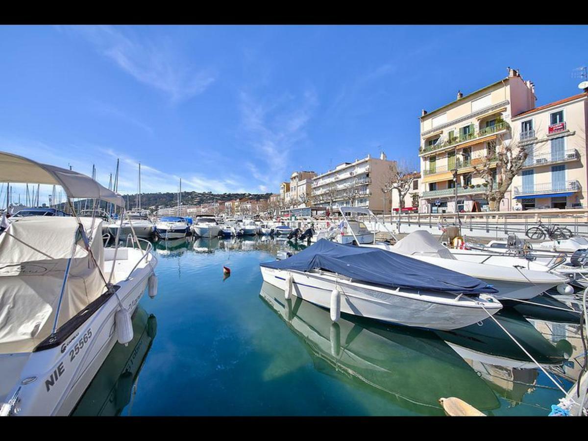 Grand Studio Neuf Face Port Et Plage, Parking Prive Golfe-Juan Bagian luar foto